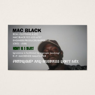 LE MAC NOIRCISSENT, BCM~CLOTHING ET ETC., NOIR DE
