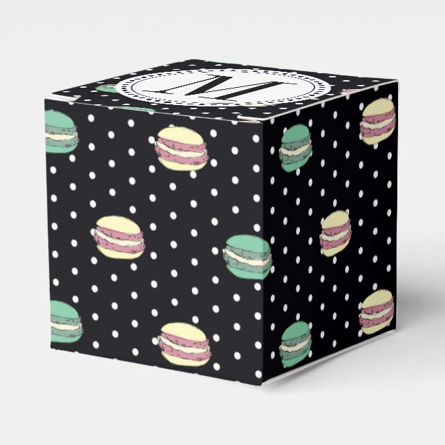 Le Macaron Punkt Geschenkschachtel (Vorderseite)