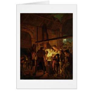 Le magasin du forgeron (huile sur la toile)