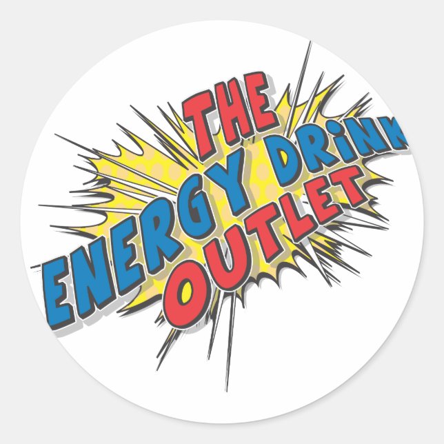 Le magasin Energy Drink - autocollant (Devant)