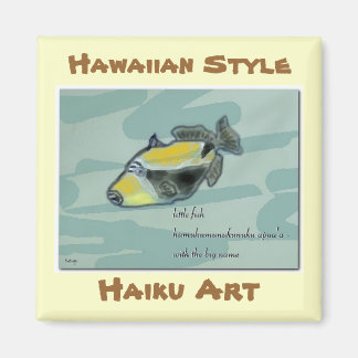 Le Magnet d'art Humuhumunukunuku apua'a Haiku