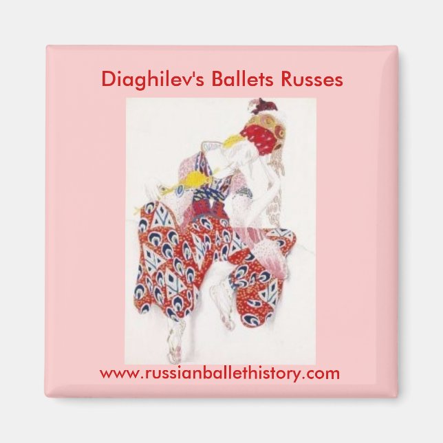 Le Magnet des Russes de ballet de Diaghilev (Devant)