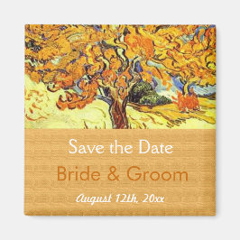 Le Magnet Réservez la date Mulberry. Vintage