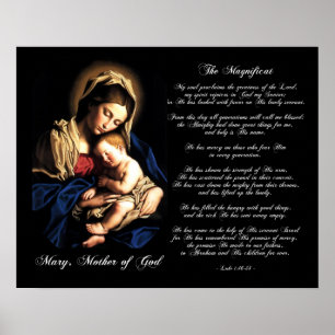 Le Magnificat - Poster personnalisé de Madonna et 