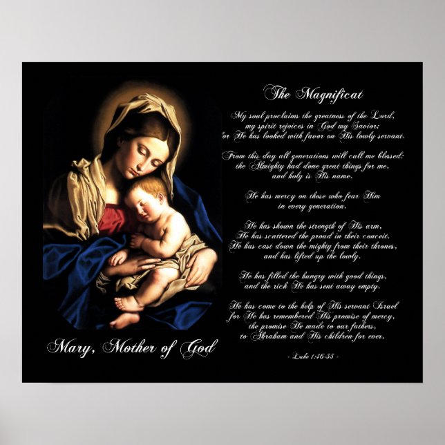 Le Magnificat - Poster personnalisé de Madonna et  (Devant)