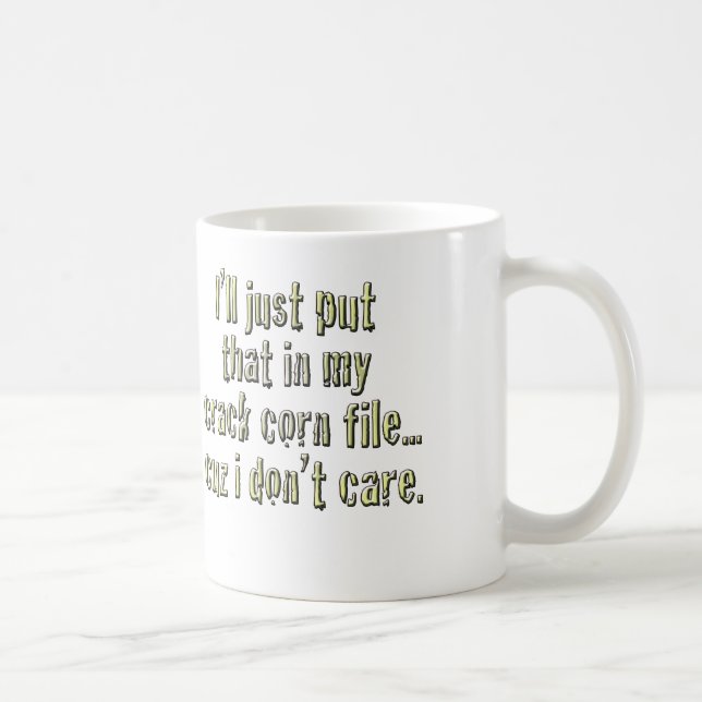 Le maïs de fente ne s'inquiètent pas la tasse (Droite)