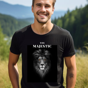 Le majestueux T-shirt tête de lion