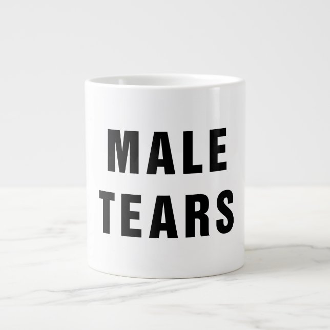Le mâle déchire la tasse enorme (Devant)