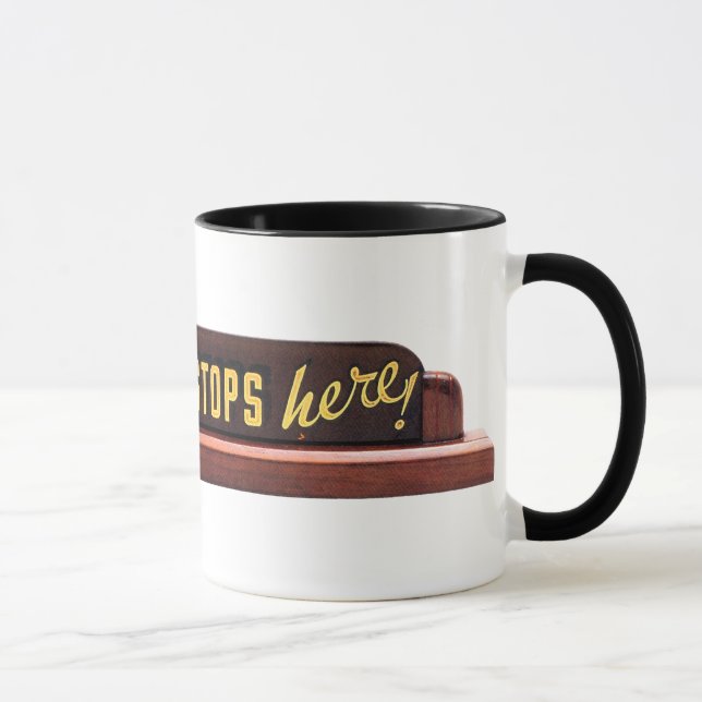 Le mâle s'arrête ici ! - Tasse (Droite)