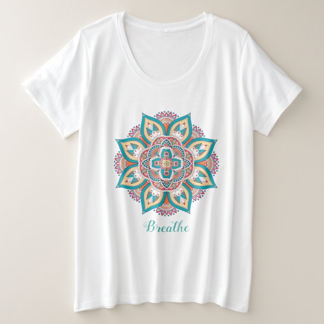 Le mandala du Nouvel Âge respire la pleine conscie (Design devant)