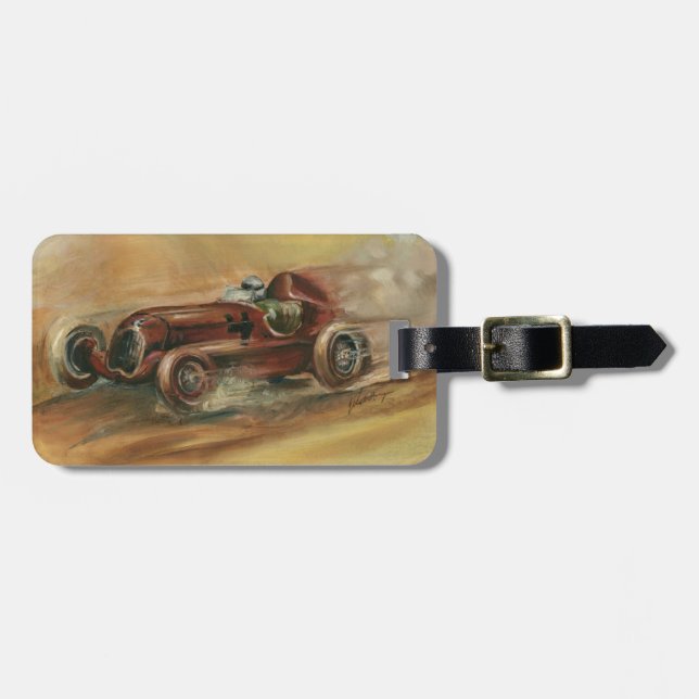 Le Mans Racecar von Ethan Harper Gepäckanhänger (Vorderseite horizontal)