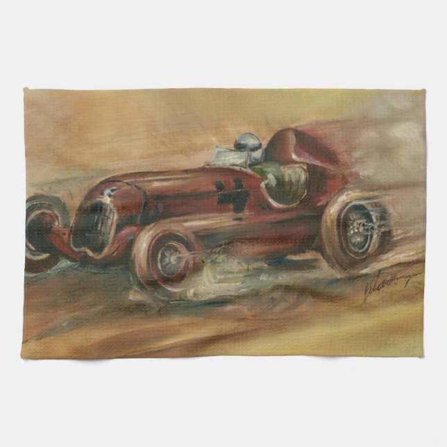 Le Mans Racecar von Ethan Harper Küchentuch (Horizontal)
