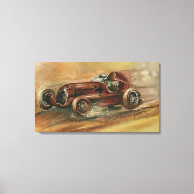 Le Mans Racecar von Ethan Harper Leinwanddruck (Vorderseite)