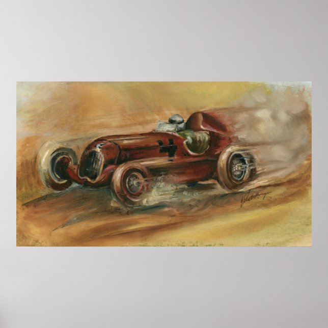 Le Mans Racecar von Ethan Harper Poster (Vorne)