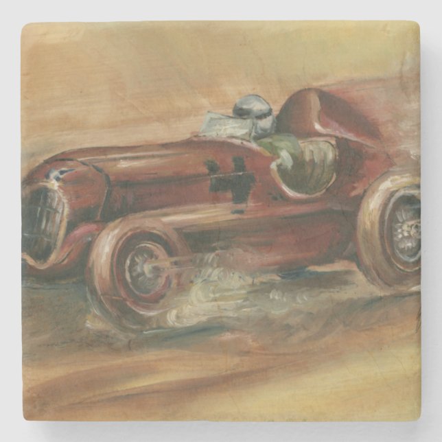 Le Mans Racecar von Ethan Harper Steinuntersetzer (Vorderseite)