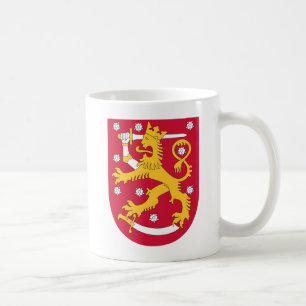 Le manteau de la Finlande de la tasse de bras