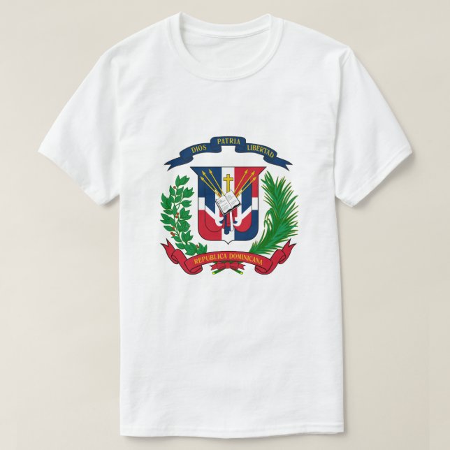 Le manteau de la République Dominicaine du T-shirt (Design devant)