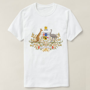 Le manteau de l'Australie du T-shirt de bras