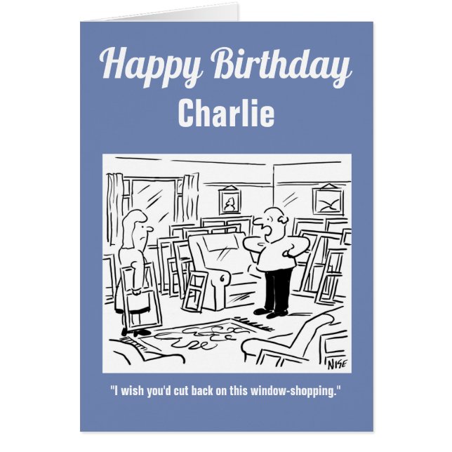 Le Mari Trouve Sa Femme Toujours Dans Un Shopping  (Devant)