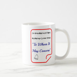 Le mariage cite à qui de droit - la tasse de café