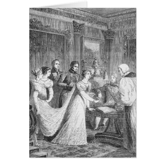 Le mariage de la princesse Charlotte de (Devant)