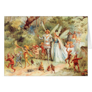Le mariage de Thumbelina dans la forêt