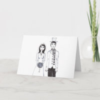 Le mariage déplaisant, cartes de Merci