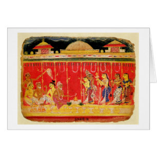 Le mariage des parents de Krishna, d'une