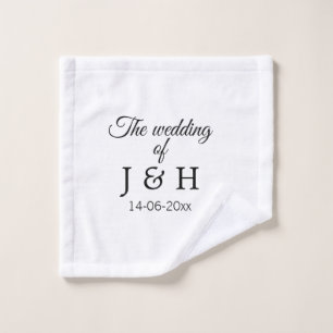 Le mariage du couple nom initiale lettre date