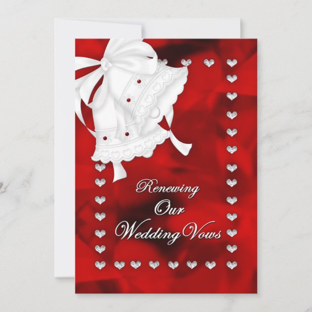 LE MARIAGE ROMANTIQUE RENOUVELANT VOIT INVITATION  (Devant)