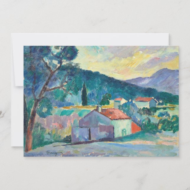 Le Mas à Saint-Tropez | Henri Manguin (Vorderseite)