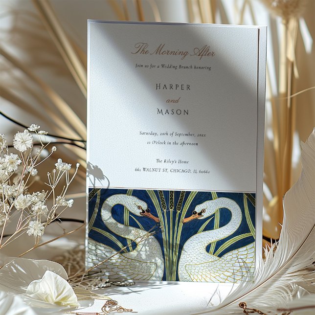 "Le matin après" Invitation de Brunch post-Mariage (Créateur téléchargé)