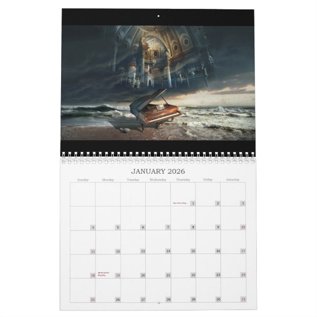 "Le meilleur calendrier mural de George de Grie" (Jan 2026)