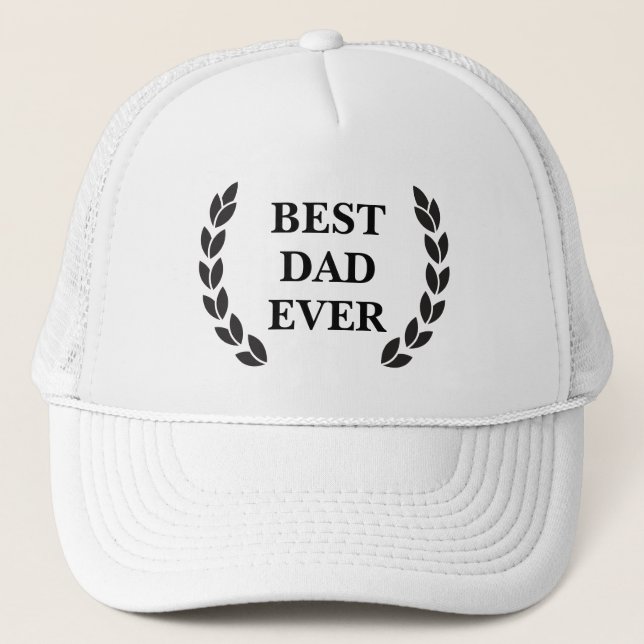 LE MEILLEUR CASQUETTE DE RÉCOMPENSE DE PAPA JAMAIS (Devant)