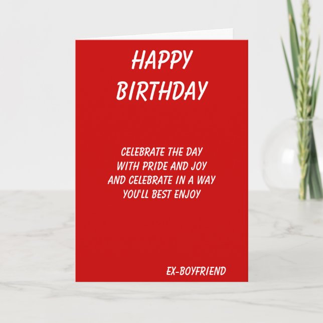 Le meilleur dans toutes les cartes d'anniversaire  (Devant)