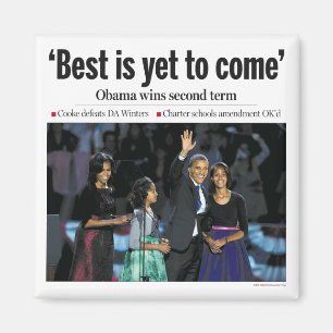 "Le meilleur est venir encore" aimant d'Obama