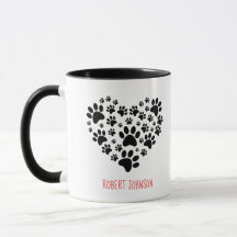 Le meilleur jamais papa de chien avec la tasse de