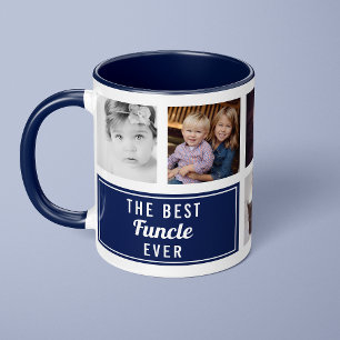 Le Meilleur Oncle Fun Ever Tasse Bleu Marine Photo