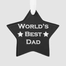 Le meilleur papa du monde sur le noir