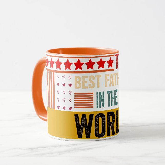 Le meilleur père dans la Mug de café au monde (Devant gauche)