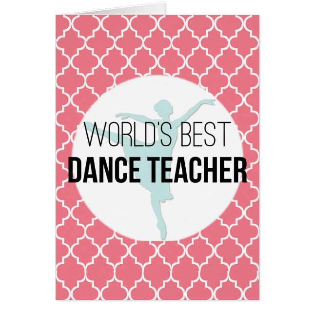 Le meilleur professeur de la danse du monde (Devant)