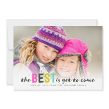 Le MEILLEUR reste à venir | Noël | Carte photo