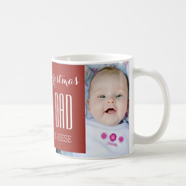 Le meilleur rouge de tasse de Noël de papa de (Droite)