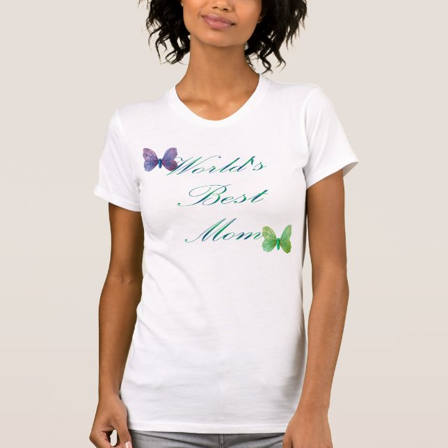 Le meilleur T-shirt de la maman du monde (Devant)