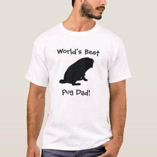Le meilleur T-shirt de papa du carlin du monde