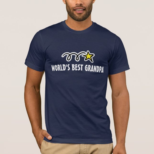 Le meilleur T-shirt du grand-papa du monde (Devant)