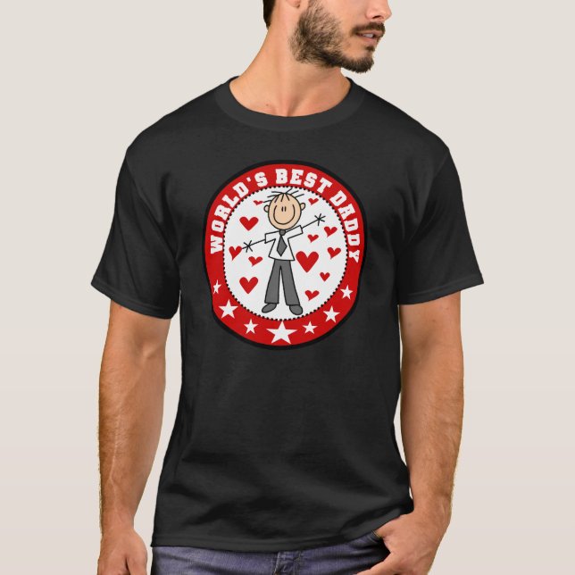 Le meilleur T-shirt du papa du monde (Devant)