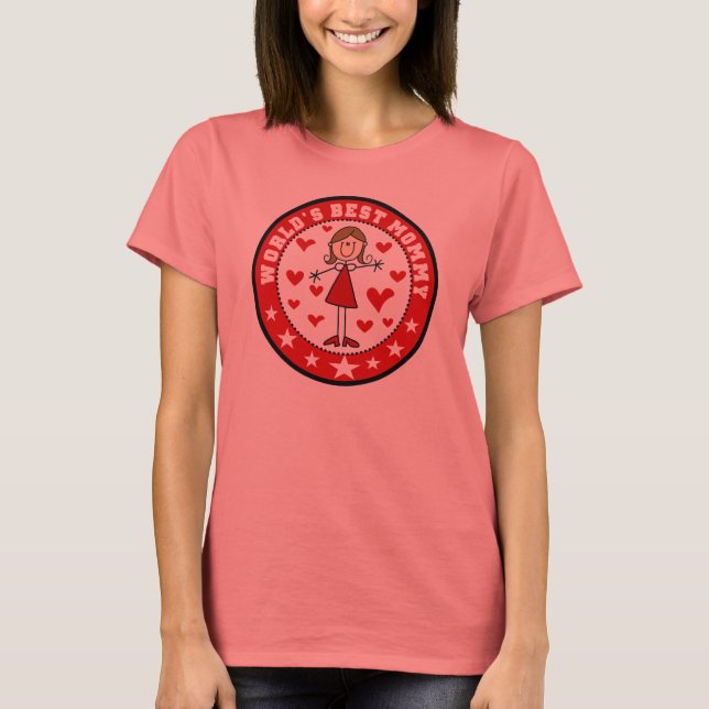 Le meilleur T-shirt maman du monde (Devant)