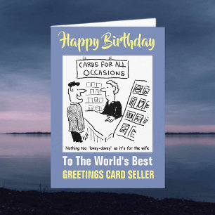 Le meilleur vendeur de cartes de vœux du monde