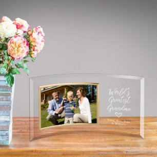 Le meilleur verre Photoframe de la grand-maman du